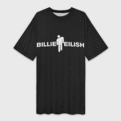 Женская длинная футболка BILLIE EILISH CARBON