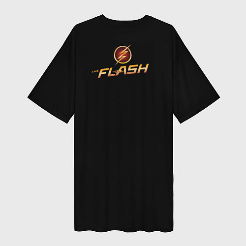 Женская длинная футболка The Flash / 3D-принт – фото 2