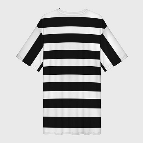 Женская длинная футболка Моряк / 3D-принт – фото 2