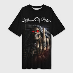 Женская длинная футболка Children of Bodom 9