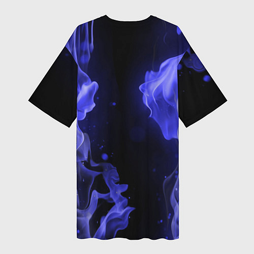 Женская длинная футболка BMW / 3D-принт – фото 2