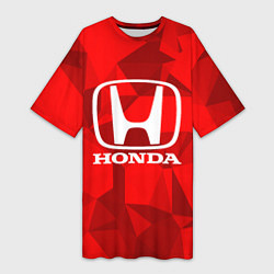 Женская длинная футболка HONDA