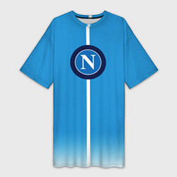 Футболка женская длинная Наполи, цвет: 3D-принт