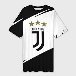 Женская длинная футболка JUVENTUS