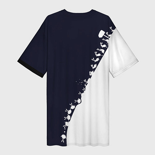 Женская длинная футболка Краш / 3D-принт – фото 2
