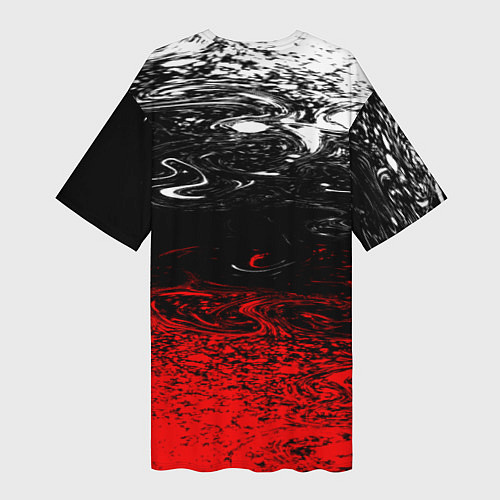 Женская длинная футболка AUDI / 3D-принт – фото 2