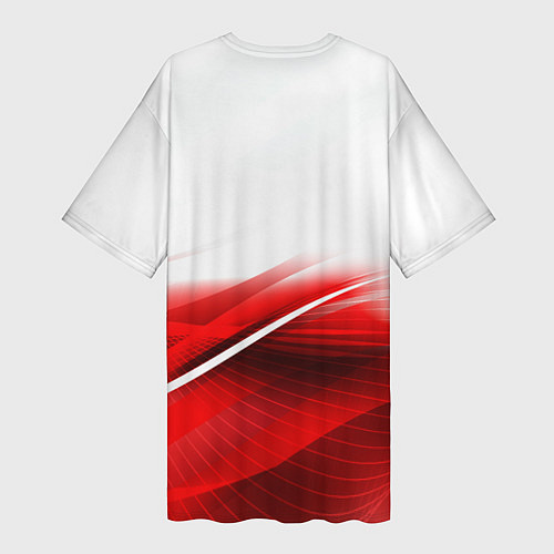 Женская длинная футболка AUDI / 3D-принт – фото 2