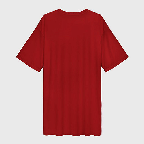 Женская длинная футболка HELLTAKER / 3D-принт – фото 2