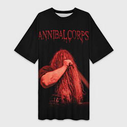 Женская длинная футболка Cannibal Corpse 6