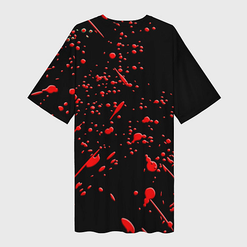 Женская длинная футболка Панда Мафиози / 3D-принт – фото 2