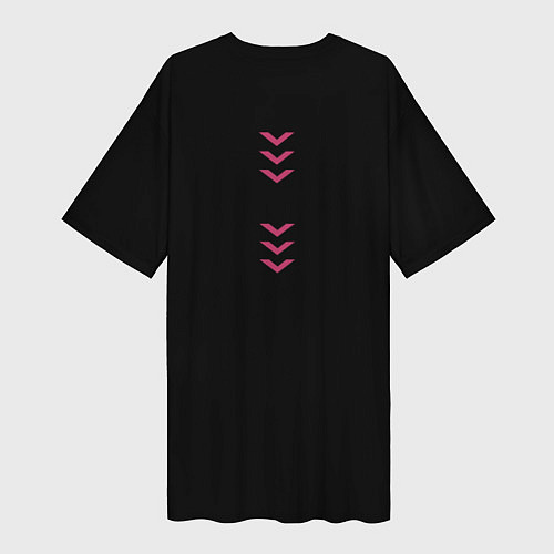 Женская длинная футболка Cs:go Neo-Noir cuberpunk Style киберпанк / 3D-принт – фото 2