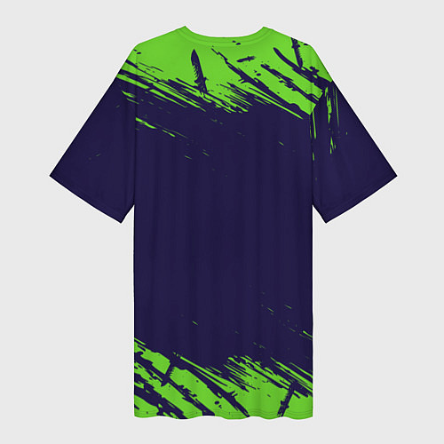 Женская длинная футболка FREE FIRE ФРИ ФАЕР / 3D-принт – фото 2