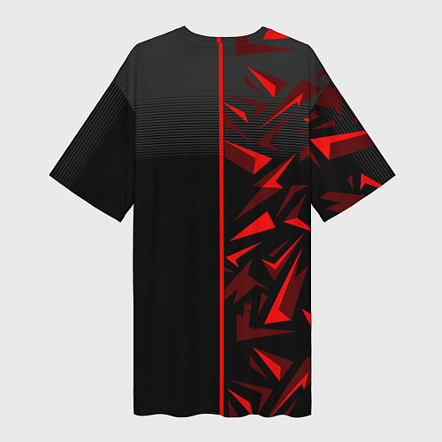 Женская длинная футболка FC Bayern Munchen Форма / 3D-принт – фото 2