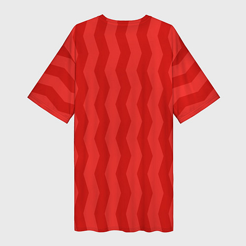 Женская длинная футболка FC Bayern Munchen униформа / 3D-принт – фото 2