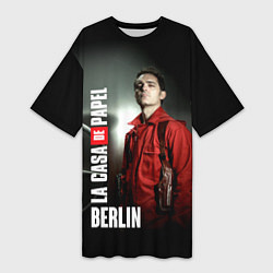 Женская длинная футболка La casa de papel BERLIN