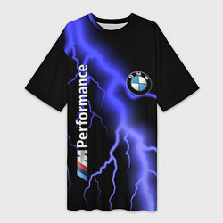 Женская длинная футболка BMW