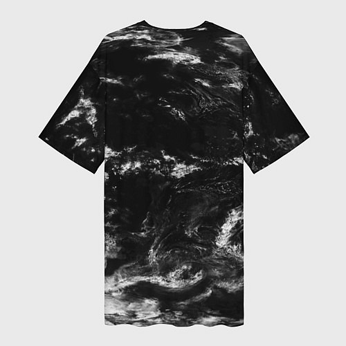 Женская длинная футболка Dark Side of the Moon Stick / 3D-принт – фото 2