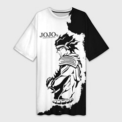 Футболка женская длинная JoJo Bizarre Adventure, цвет: 3D-принт