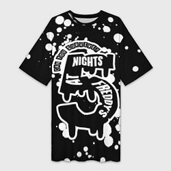 Женская длинная футболка Five Nights at Freddy