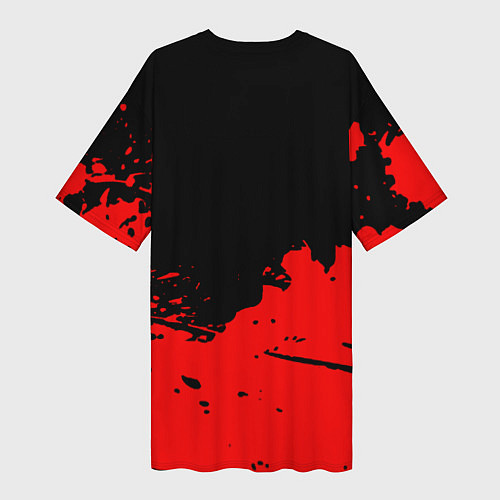 Женская длинная футболка RED DEAD REDEMPTION 2 / 3D-принт – фото 2