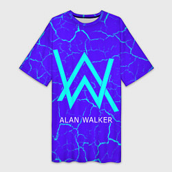 Женская длинная футболка ALAN WALKER АЛАН УОКЕР