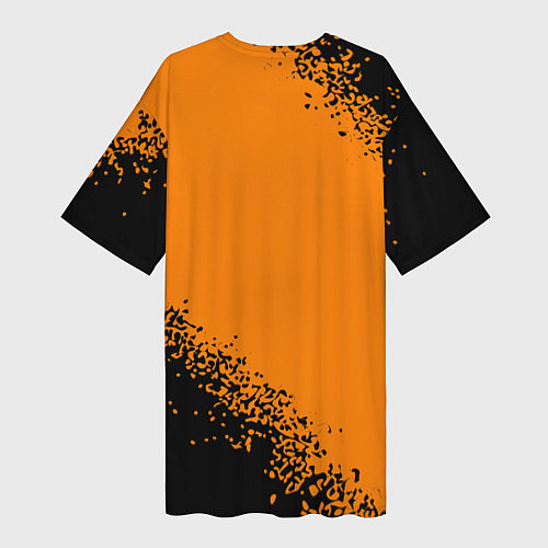 Женская длинная футболка КОРОЛЬ И ШУТ / 3D-принт – фото 2