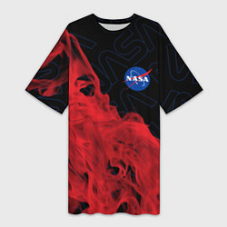 Женская длинная футболка NASA НАСА