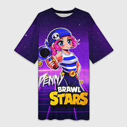 Женская длинная футболка Penny Brawl Stars