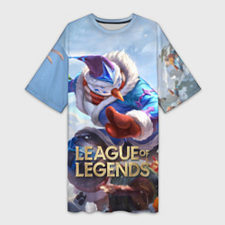 Женская длинная футболка League of Legends МАСТЕР ЙИ