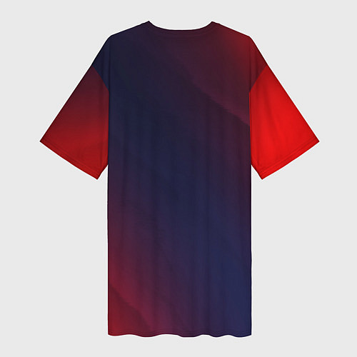 Женская длинная футболка БЕЗ БАБ / 3D-принт – фото 2