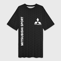 Женская длинная футболка MITSUBISHI