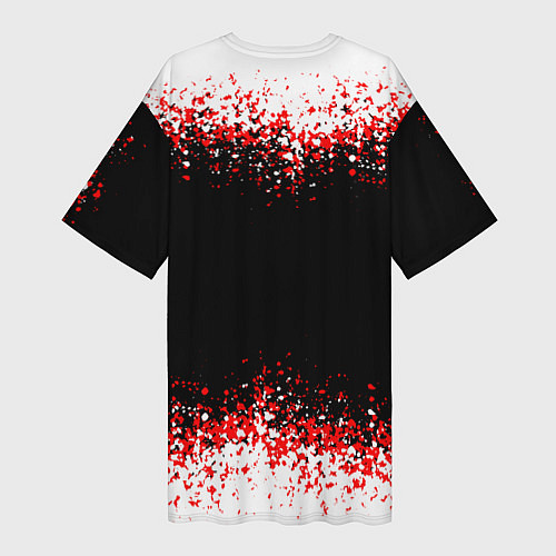 Женская длинная футболка Dead by Daylight / 3D-принт – фото 2