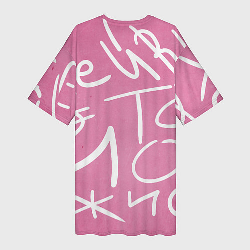 Женская длинная футболка Дети Rave / 3D-принт – фото 2