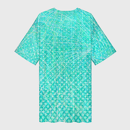 Женская длинная футболка Zero Two Хикка / 3D-принт – фото 2