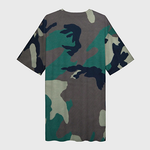 Женская длинная футболка Символика CStrike / 3D-принт – фото 2