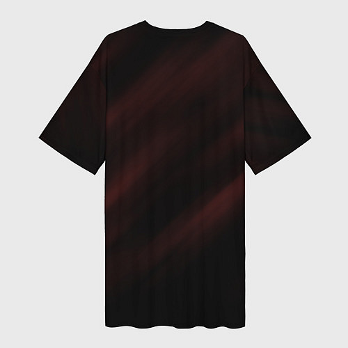 Женская длинная футболка КЛИНОК ТАНДЖИРО / 3D-принт – фото 2