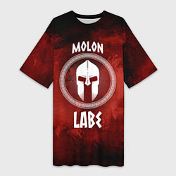 Женская длинная футболка Molon Labe