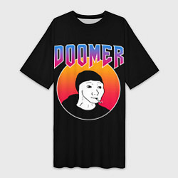 Женская длинная футболка Doomer