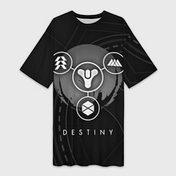 Женская длинная футболка DESTINY