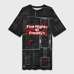 Женская длинная футболка Five Nights At Freddy