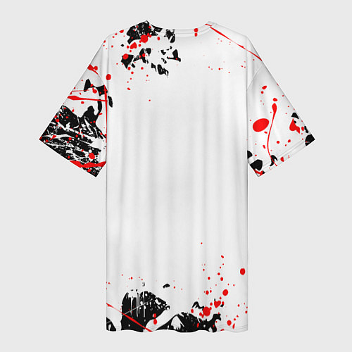 Женская длинная футболка Children of Bodom Z / 3D-принт – фото 2