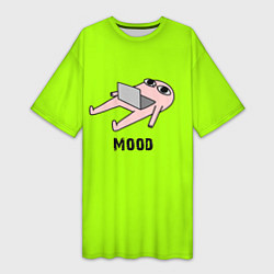 Женская длинная футболка Mood