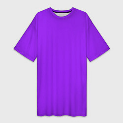 Женская длинная футболка Фиолетовый