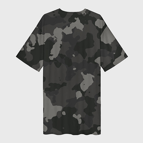 Женская длинная футболка Пограничные войска / 3D-принт – фото 2