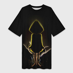 Футболка женская длинная Шестая - Little Nightmares, цвет: 3D-принт