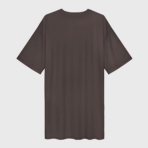 Женская длинная футболка Мопсы на остановке в стиле Тоторо / 3D-принт – фото 2