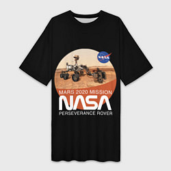 Женская длинная футболка NASA - Perseverance