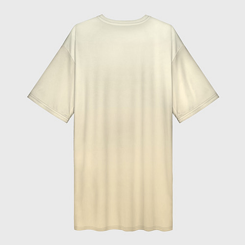 Женская длинная футболка Мультяшная овечка облако / 3D-принт – фото 2