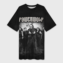 Женская длинная футболка Powerwolf