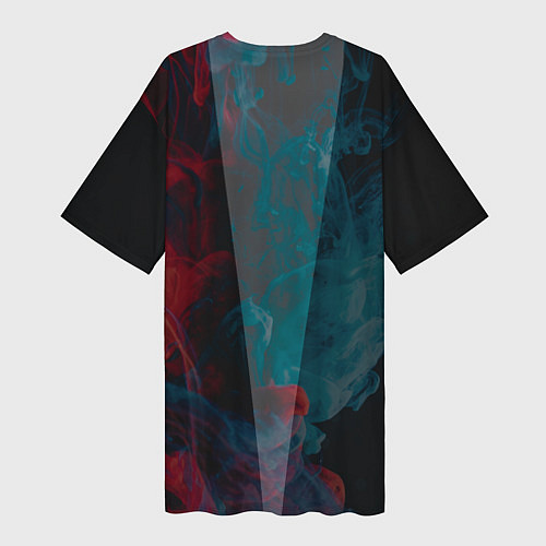 Женская длинная футболка RUST ALWAYS ONLINE РАСТ / 3D-принт – фото 2